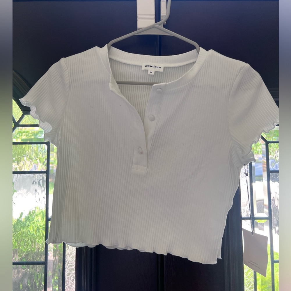 Super down crop top